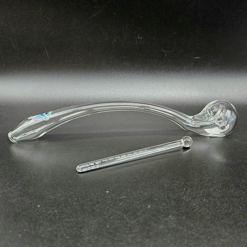 Gandalf's Hash Bowl Glass Pipe with Hot Stick