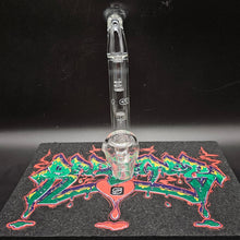 Load image into Gallery viewer, Monsoon Concentrate Spill Proof Bubbler Glass Pipe sherlock clear
