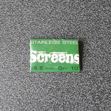 Load image into Gallery viewer, 14.8mm Stainless Steel Mesh Screen Pack of 10