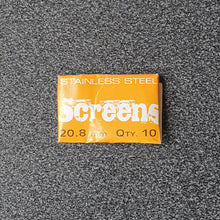 Load image into Gallery viewer, 20.8mm Stainless Steel Mesh Screen Pack of 10