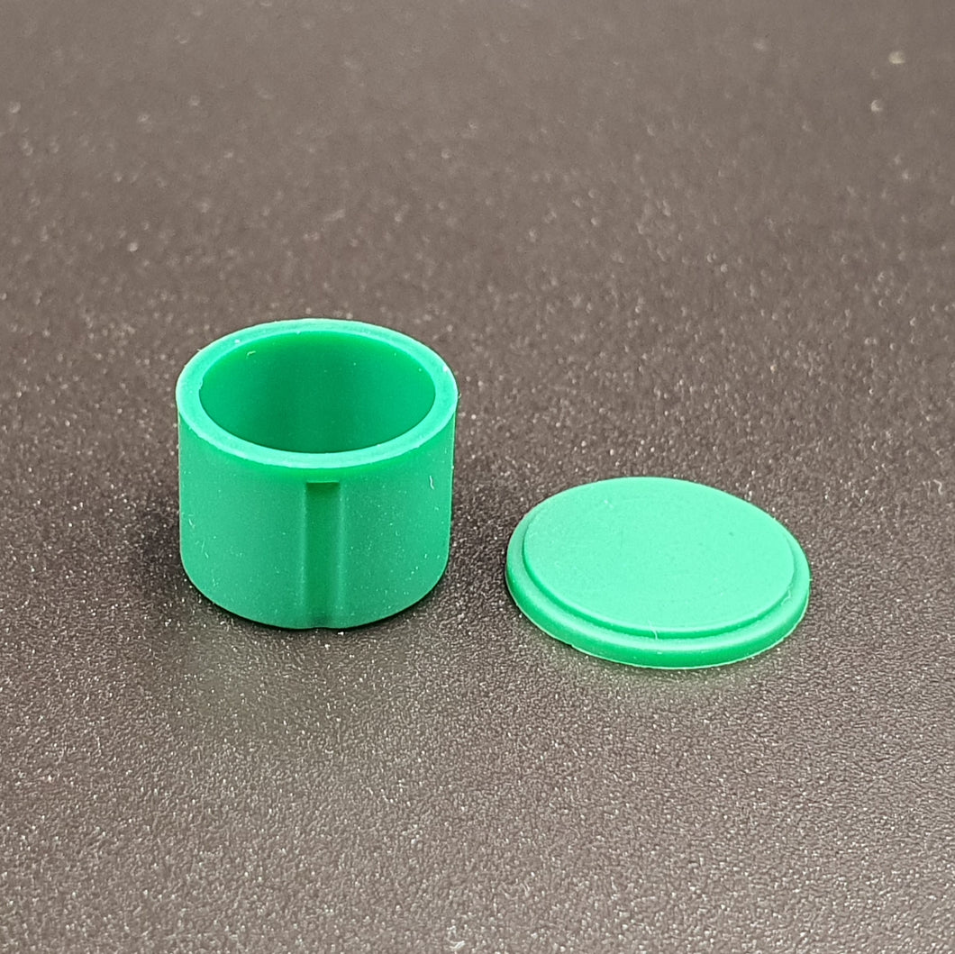 Coil King AIO replacement Silicone Storage pot + lid - Green