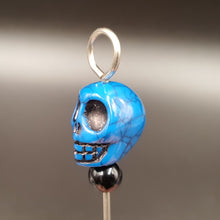 Load image into Gallery viewer, Skull Pick / Poker / Dab Tool - Stainless Steel blue