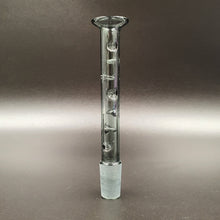 Load image into Gallery viewer, Globe Perc mini bubbler - Straight dimpled mouthpiece - smoked glass
