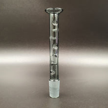 Load image into Gallery viewer, Globe Perc mini bubbler - Straight dimpled mouthpiece - smoked glass