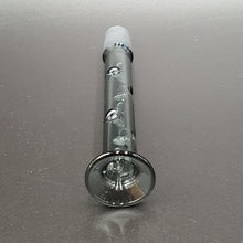 Load image into Gallery viewer, Globe Bubbler 14mm Male Glass Mouthpiece dimpled dark glass