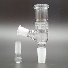 Load image into Gallery viewer, 14mm Glass Carbed Pass through adapter bowl