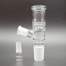 Load image into Gallery viewer, 18mm Glass Carbed Pass through adapter bowl
