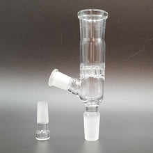 Load image into Gallery viewer, tall 14mm Glass Carbed Pass through adapter bowl