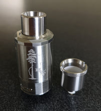 Load image into Gallery viewer, New Sequoia Atomizer by HVT in SS with AVS Hexcore Coil Beside 
