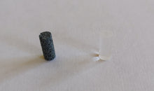 Load image into Gallery viewer, 9.5 x 4mm Porous Black Ceramic and Quartz Rods for TRVP RDA Builds