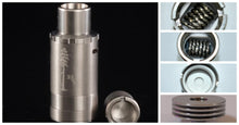 Load image into Gallery viewer, HVT Sai TAF Atomizer pictured with some of the best coils and the heat sink. RecVapeS