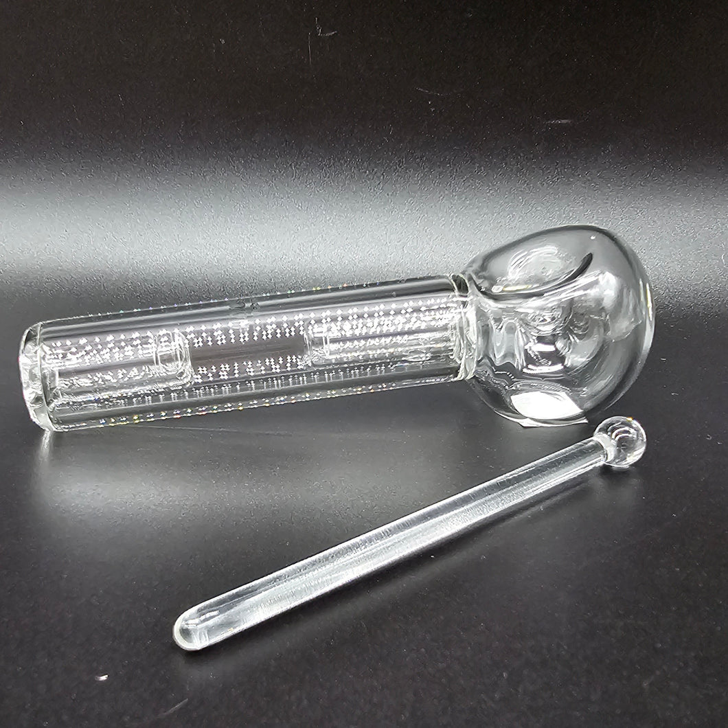 Monsoon Concentrate Spill Proof Bubbler Glass Pipe