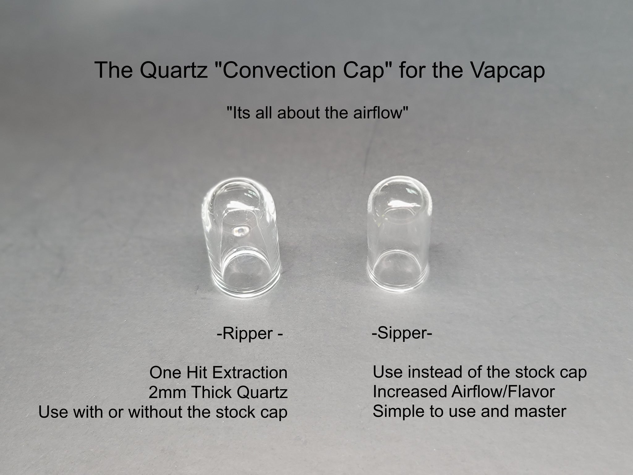 DV02 The Quartz "Convection Cap" for the Vapcap – Recommended Vape Supplies