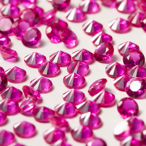 3mm Gem Cut Rubies - 400