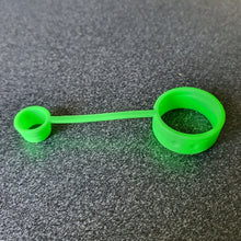 Load image into Gallery viewer, Silicone Carb Cap Tether - Green

