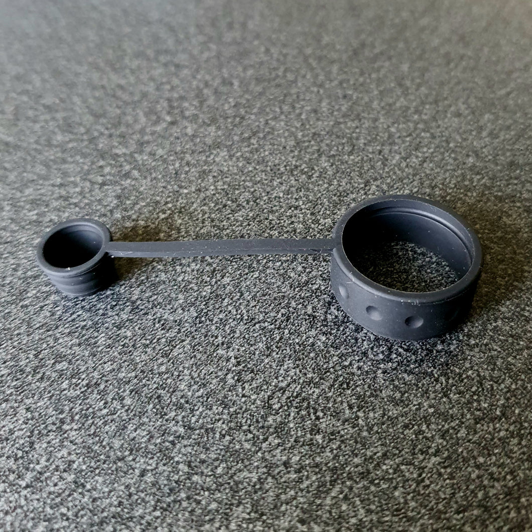 Silicone Carb Cap Tether - Black