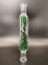 Load image into Gallery viewer, All-Glass Vapor Tamer Cooling Device with Green Beads - Elev8
