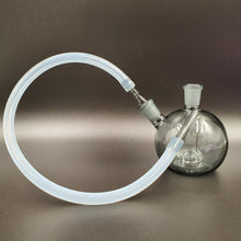 Load image into Gallery viewer, Globe Perc mini bubbler with whip hose setup
