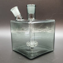 Load image into Gallery viewer, Mini Cube Perc Bubbler -14mm Dark Glass 
