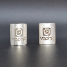 Load image into Gallery viewer, RVS Vaphit Silver Collar Extra Large 15mm Polished version on left
