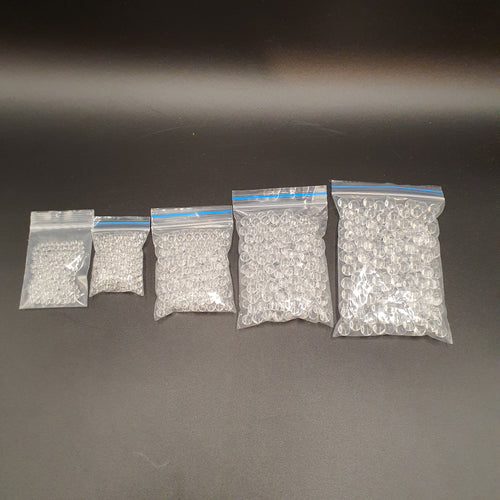 Borosilicate Glass Balls - Pack of 200 - 3mm, 4mm, 5mm, 6mm, 7mm