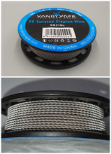 Load image into Gallery viewer, Vandy Vape SS316L Twisted Fused Clapton Wire - 10ft 
